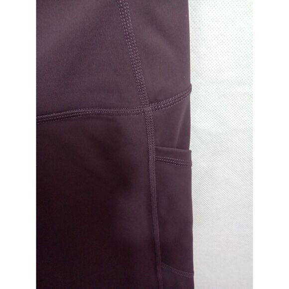 Zyia Active sz 4 purple yoga workout leggings capri stretch active wear - Picture 4 of 13